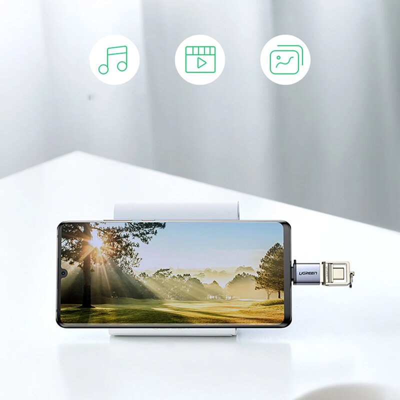 Adaptor OTG tip C la USB Ugreen, 3A, QC3.0, 5Gbps, 50283