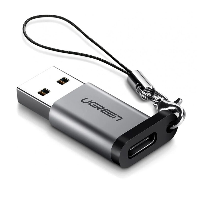 Adaptor OTG USB la tip C Ugreen, 3A, QC3.0, 5Gbps, 50533