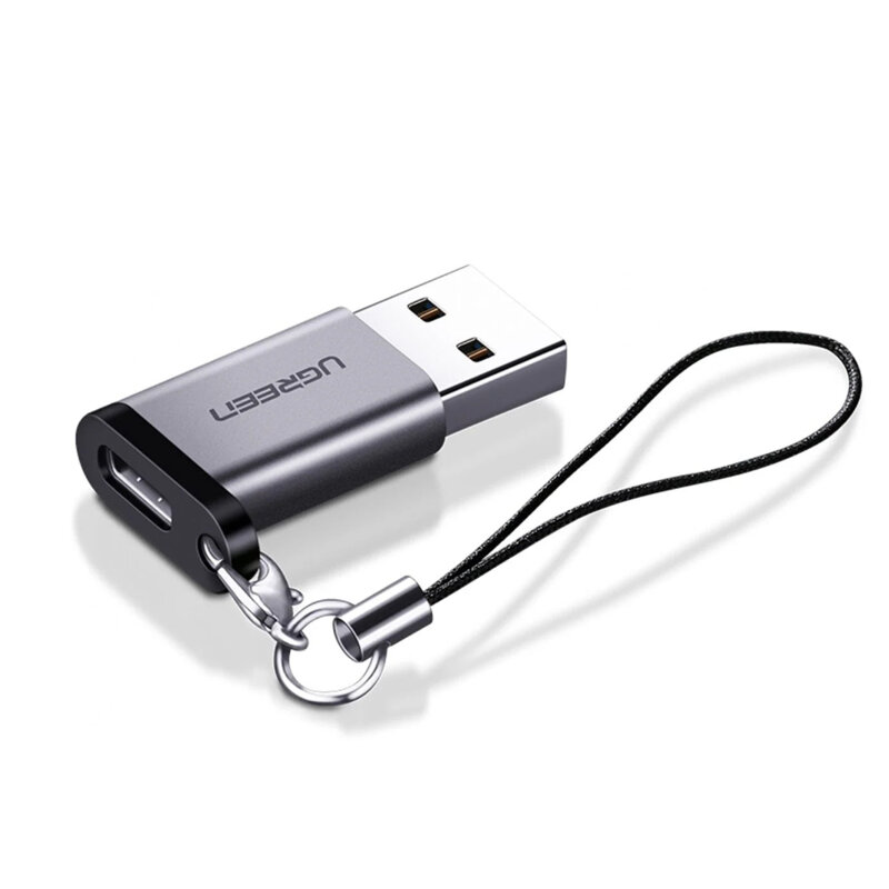 Adaptor OTG USB la tip C Ugreen, 3A, QC3.0, 5Gbps, 50533