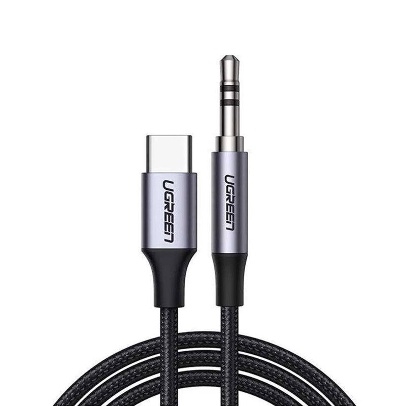 Cablu audio tip C la Jack 3.5mm Ugreen, 1m, gri, 20192
