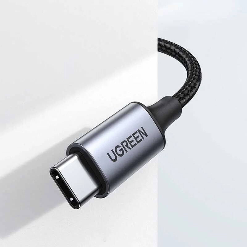 Cablu audio tip C la Jack 3.5mm Ugreen, 1m, gri, 20192
