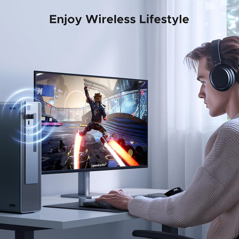 Adaptor wireless USB, Bluetooth 5.4 Ugreen, negru, 45134