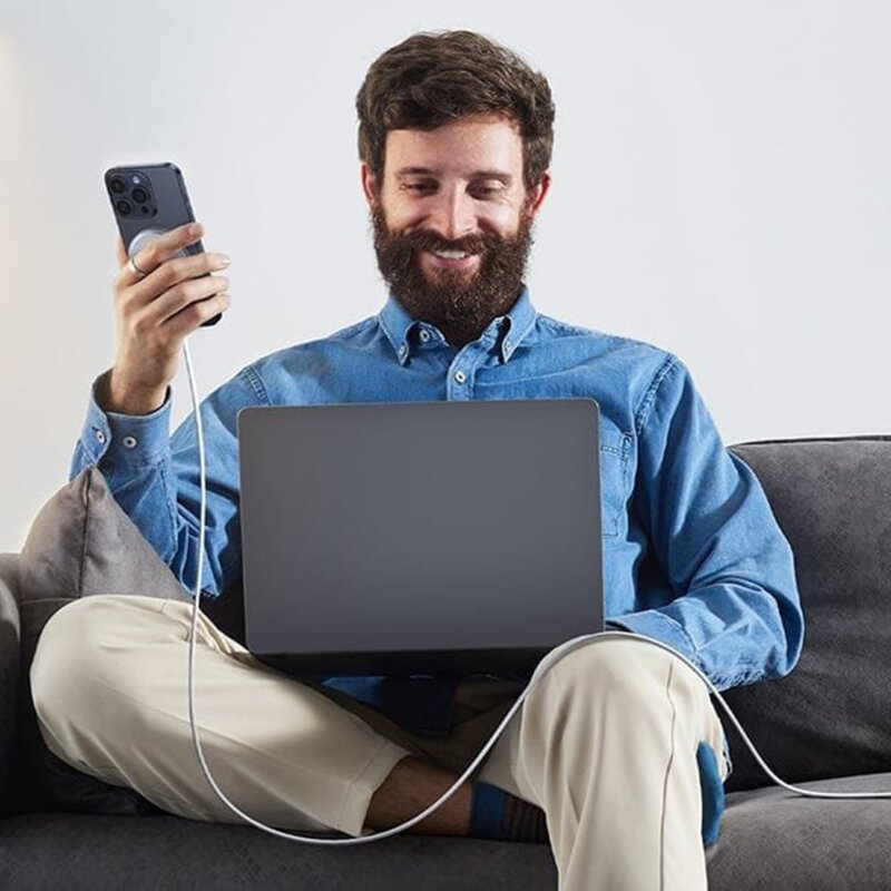 Incarcator wireless magnetic Qi2 Ugreen, 15W, alb, 35565