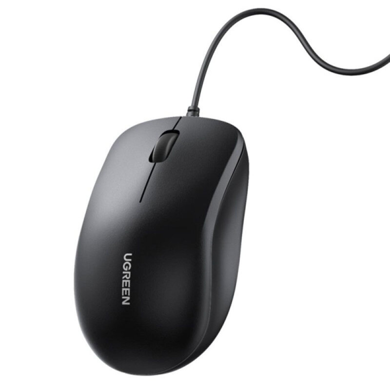 Mouse cu fir pentru laptop, PC 1200 DPI Ugreen, 1.5m, negru, 90789