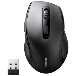 Mouse wireless pentru laptop, PC Ugreen, 1600DPI, negru, 45012