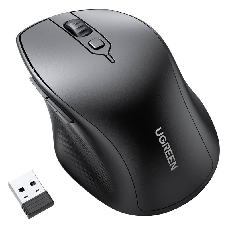 Mouse wireless Bluetooth pentru laptop, PC Ugreen, negru, 90395