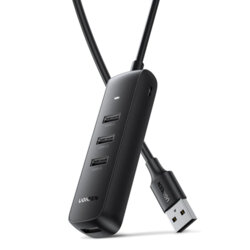 Hub 4 x USB, Type-C 12V Ugreen, 5Gbps, 0.25m, negru, 10915