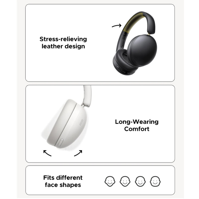 Casti wireless Bluetooth V5.4 Noise Reduction Ugreen, negru, 45018