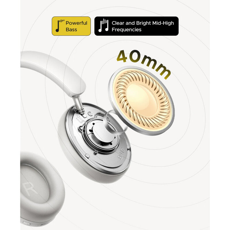 Casti wireless Bluetooth V5.4 Noise Reduction Ugreen, negru, 45018