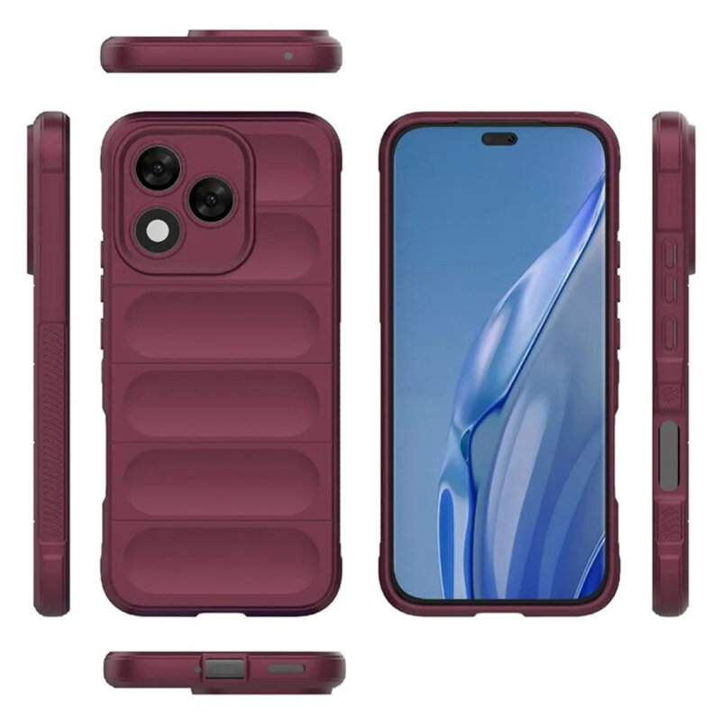 Husa Honor 400 Lite Techsuit Magic Shield, bordo