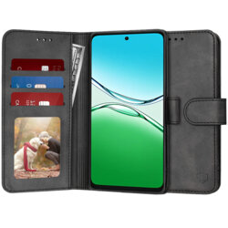 Husa 360 Oppo A5 Pro 4G Techsuit Diary Book, negru
