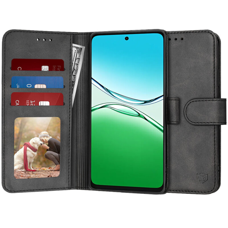 Husa 360 Oppo A5 Pro 4G Techsuit Diary Book, negru
