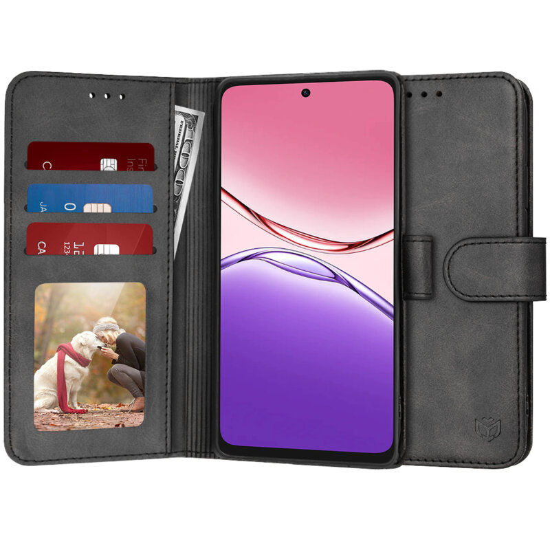 Husa 360 Oppo A5 Pro 5G Techsuit Diary Book, negru