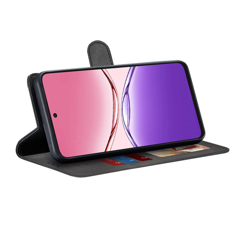 Husa 360 Oppo A5 Pro 5G Techsuit Diary Book, negru