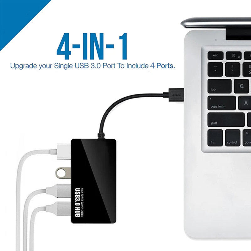 Hub USB la 4x USB 3.0 Techsuit QuantumNode H15
