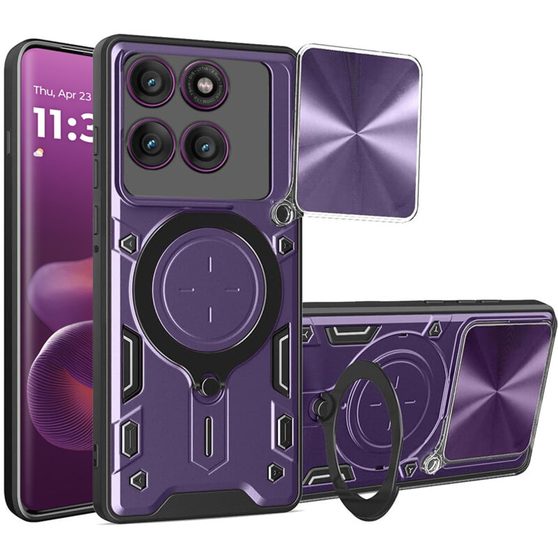 Husa Motorola Edge 60 Pro Techsuit CamGuard Pro, mov