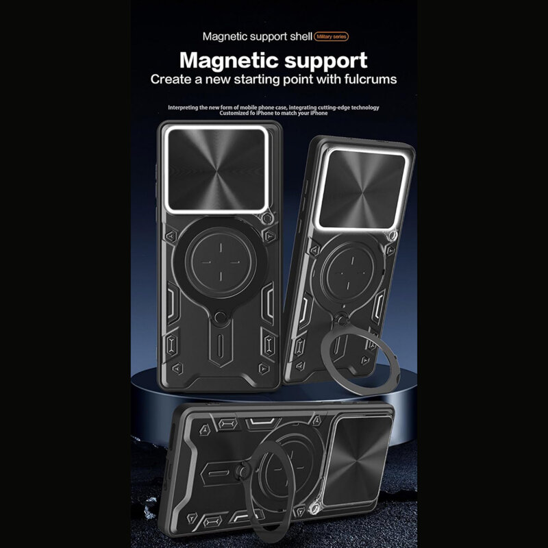 Husa Motorola Edge 60 Pro Techsuit CamGuard Pro, albastru