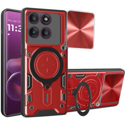 Husa Motorola Edge 60 Pro Techsuit CamGuard Pro, rosu