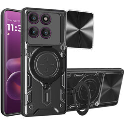 Husa Motorola Edge 60 Pro Techsuit CamGuard Pro, negru