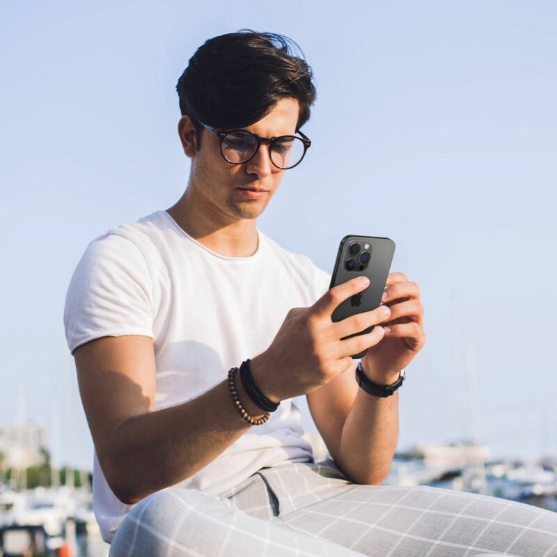 [Pachet 2x] Folie sticla camera iPhone 15 Pro Spigen Glas.tR Optik EZ Fit Pro, negru