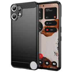 Husa Nothing CMF Phone 2 Pro Techsuit Carbon Silicone, negru