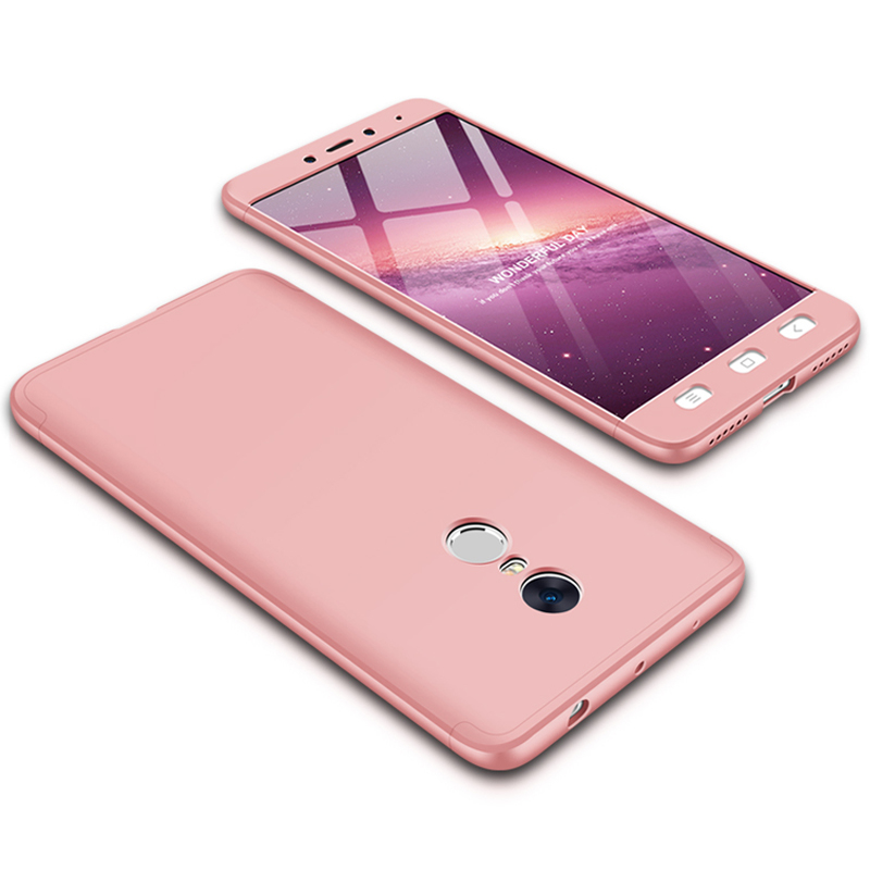 Husa Xiaomi Redmi Note 4 (MediaTek) GKK 360 Full Cover Rose Gold