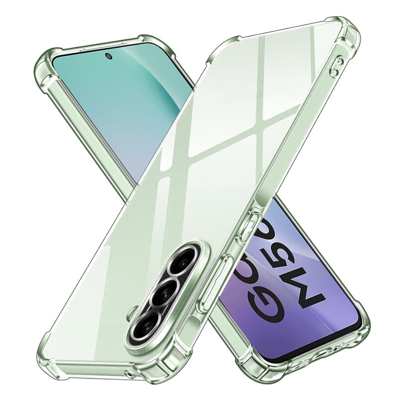 Husa Samsung Galaxy M56 Techsuit Shockproof Clear Silicone, transparenta