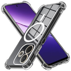 Husa Oppo A5 Pro 5G Techsuit Shockproof Clear Silicone MagSafe, transparenta