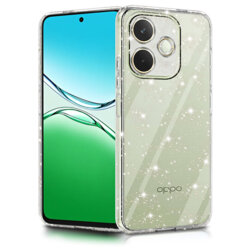 Husa sclipici Oppo A5 Pro 4G Techsuit SparkleSkin, transparenta