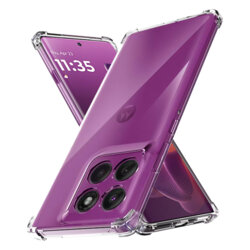 Husa Motorola Edge 60 Pro Techsuit Shockproof Clear Silicone, transparenta