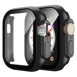 [Pachet 360°] Husa + folie Apple Watch Ultra 2 Techsuit Defense360 Pro, negru