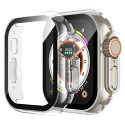 [Pachet 360°] Husa + folie Apple Watch Ultra Techsuit Defense, transparenta