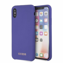 Bumper iPhone XS Guess Silicone - Violet GUHCPXLSGLUV