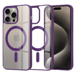 Husa iPhone 15 Pro Max Techsuit MagSafe, mov