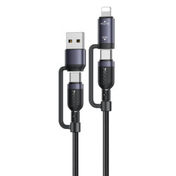 Cablu de date Type-C, Lightning, USB 60W, 1.2m Yesido, CA200