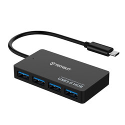 Hub USB-C la 4x USB 3.0 Techsuit QuantumNode H16
