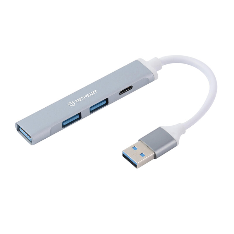 Hub USB la 3x USB, 1x Type-C Techsuit PolarisBridge H19