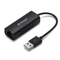 Adaptor USB Male la RJ45 LAN Port Female 100Mbps Techsuit AC19