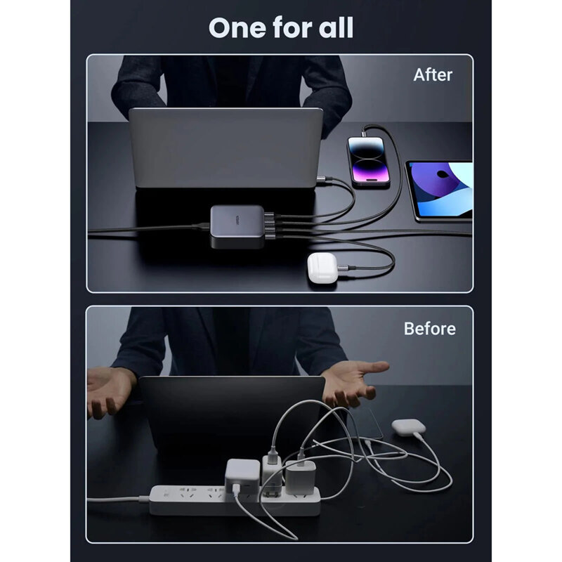 Statie incarcare Notebook cu cablu Ugreen, GaN II, 100W, 90928