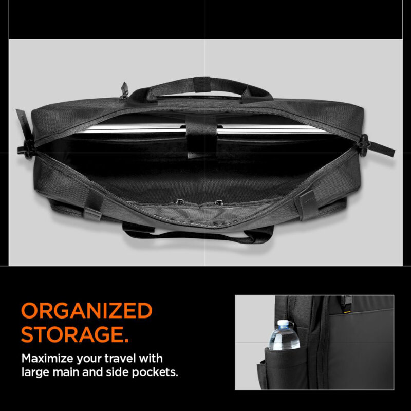 Geanta pentru laptop business cu maner Spigen, KD300, negru