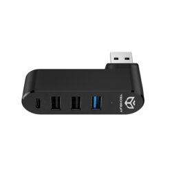 Hub USB la 3x USB, 1x Type-C Techsuit SplitterNode 180° H17