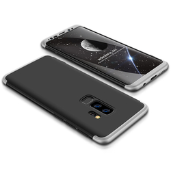 Husa Samsung Galaxy S9 Plus GKK 360 Full Cover Negru-Argintiu