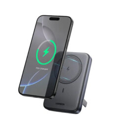 Power bank wireless 7.5W, 10000mAh, PD20W Ugreen, gri, 55140