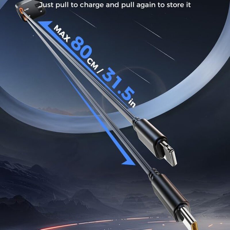 Incarcator auto bricheta cu cablu Type-C, Lightning Techsuit NanoVoltX, C1