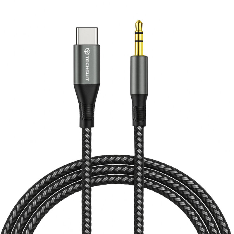 Adaptor audio premium USB-C Techsuit NexaSound AC16, 1m