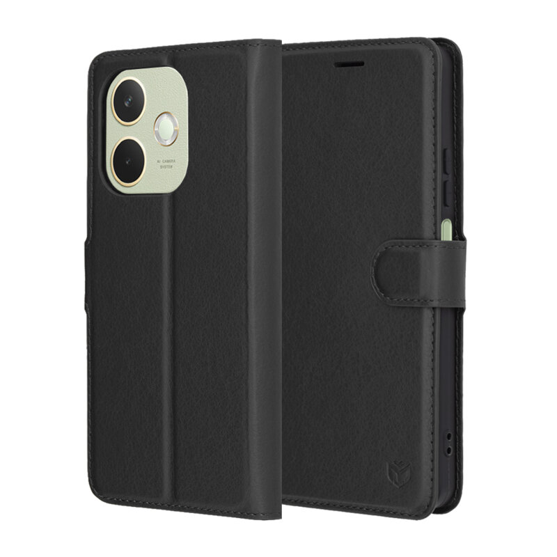 Husa Oppo A5 Pro 4G Techsuit Leather Folio, negru