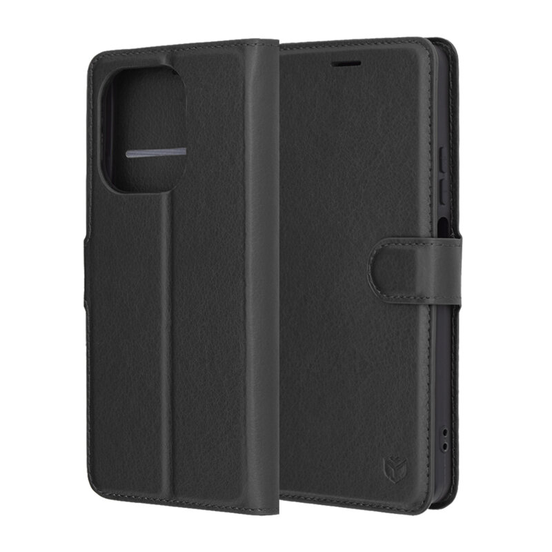 Husa Oppo A5 Pro 5G Techsuit Leather Folio, negru