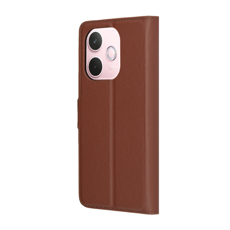 Husa Oppo A5 Pro 5G Techsuit Leather Folio, maro