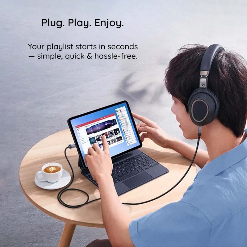 Cablu audio premium iOS, Jack Techsuit NexaSound AC17, 1m