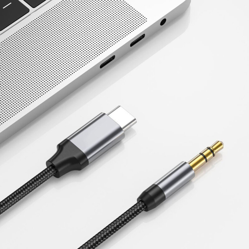 Adaptor audio premium, USB-C la Jack Techsuit SoundShell AC9, 1.5m